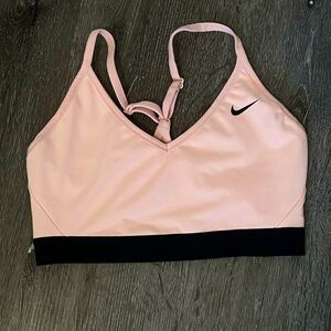 Nike Dri-Fit Sports Bra, Medium. Light Pink